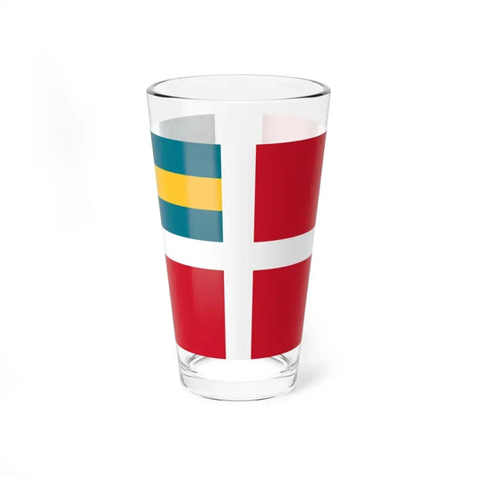 Civil Ensign of the Bahamas (Bahamas) Pint Glass 16oz 16oz - Go Mug Yourself