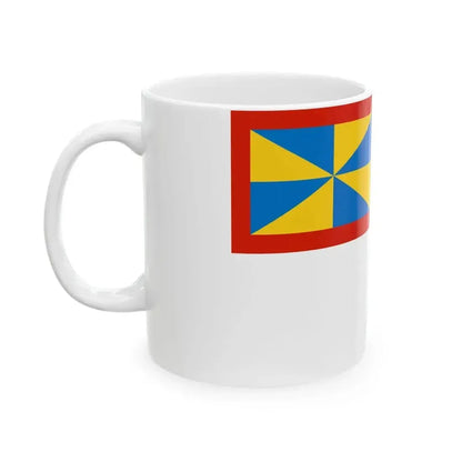 Civil Ensign of the Duchy of Parma 1851-1859 (Italy) White Coffee Mug - Go Mug Yourself