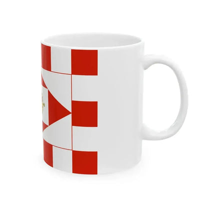 Civil Ensign of the Duchy of Parma Piacenza and Guastalla 1815-1847 (Italy) White Coffee Mug - Go Mug Yourself