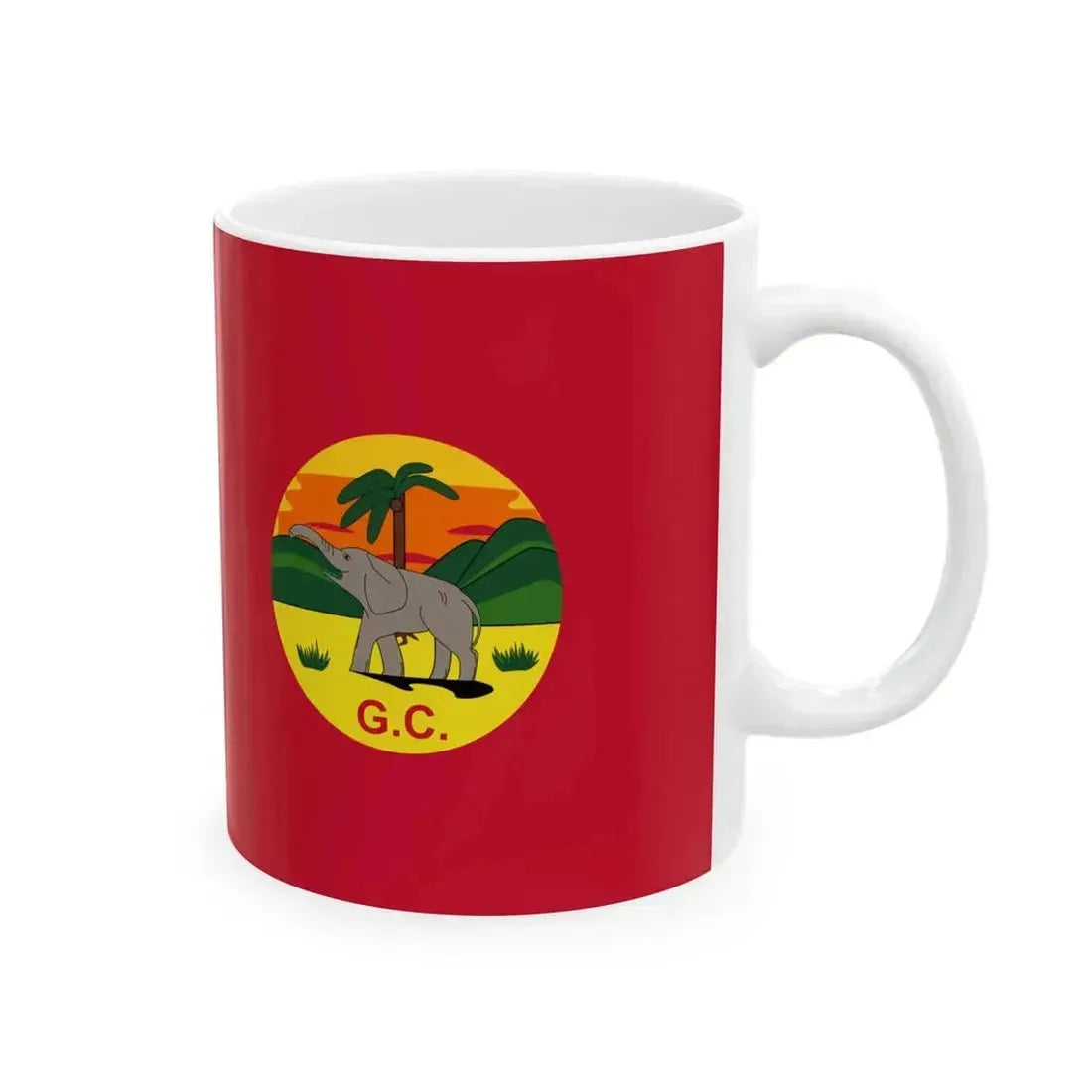 Civil Ensign of the Gold Coast 1877-1957 (Ghana) White Coffee Mug - Go Mug Yourself