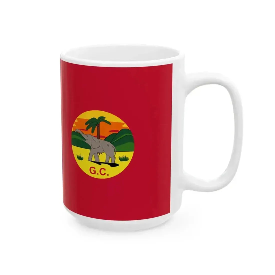 Civil Ensign of the Gold Coast 1877-1957 (Ghana) White Coffee Mug - Go Mug Yourself