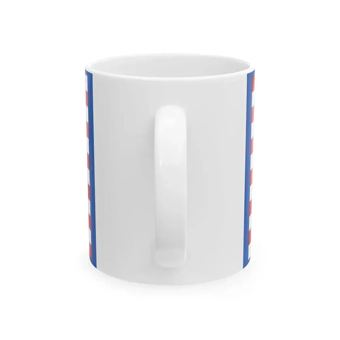 Civil ensign of the Kingdom of Naples 1811 (Italy) White Coffee Mug - Go Mug Yourself