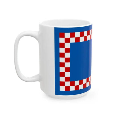 Civil ensign of the Kingdom of Naples 1811 (Italy) White Coffee Mug - Go Mug Yourself