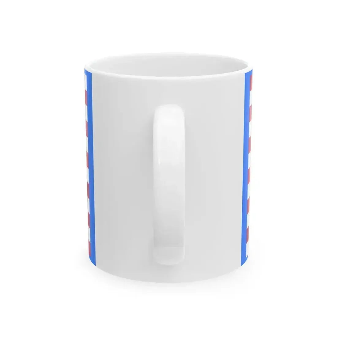 Civil ensign of the Kingdom of Naples 1811 - type 2 (Italy) White Coffee Mug - Go Mug Yourself