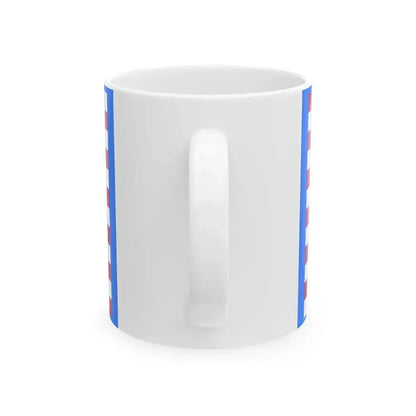 Civil ensign of the Kingdom of Naples 1811 - type 2 (Italy) White Coffee Mug - Go Mug Yourself