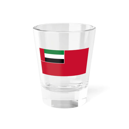 Civil Ensign of the United Arab Emirates (United Arab Emirates) Shot Glass 1.5oz 1.5oz - Go Mug Yourself