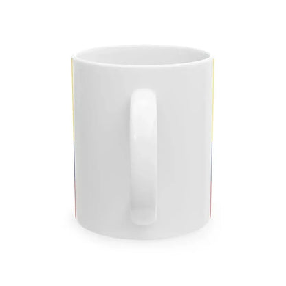 Civil ensign of United States of Colombia (Colombia) White Coffee Mug - Go Mug Yourself