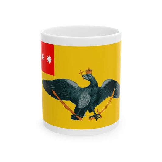 Civil ensign of Wallachia 1834-1861 (Oman) White Coffee Mug 11oz - Go Mug Yourself