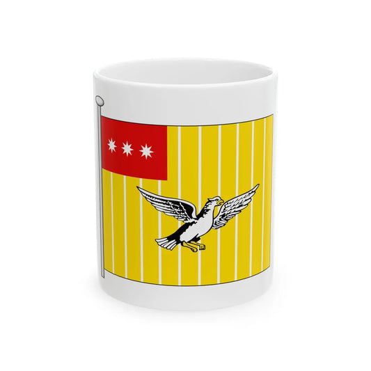Civil ensign of Wallachia 1855 (Oman) White Coffee Mug 11oz - Go Mug Yourself