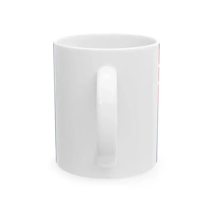 Civil Flag and Civil Ensign of the Kingdom of Sardinia 1816-1848 (Italy) White Coffee Mug - Go Mug Yourself