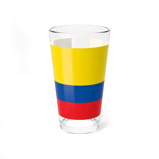 Civil flag and ensign of Ecuador 1900-2009 (Ecuador) Pint Glass 16oz 16oz - Go Mug Yourself