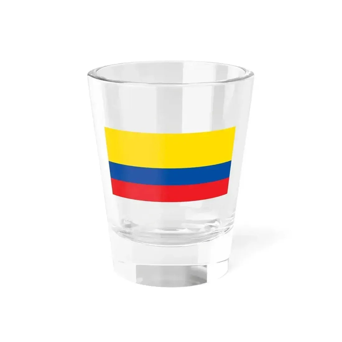 Civil flag and ensign of Ecuador 1900-2009 (Ecuador) Shot Glass 1.5oz 1.5oz - Go Mug Yourself