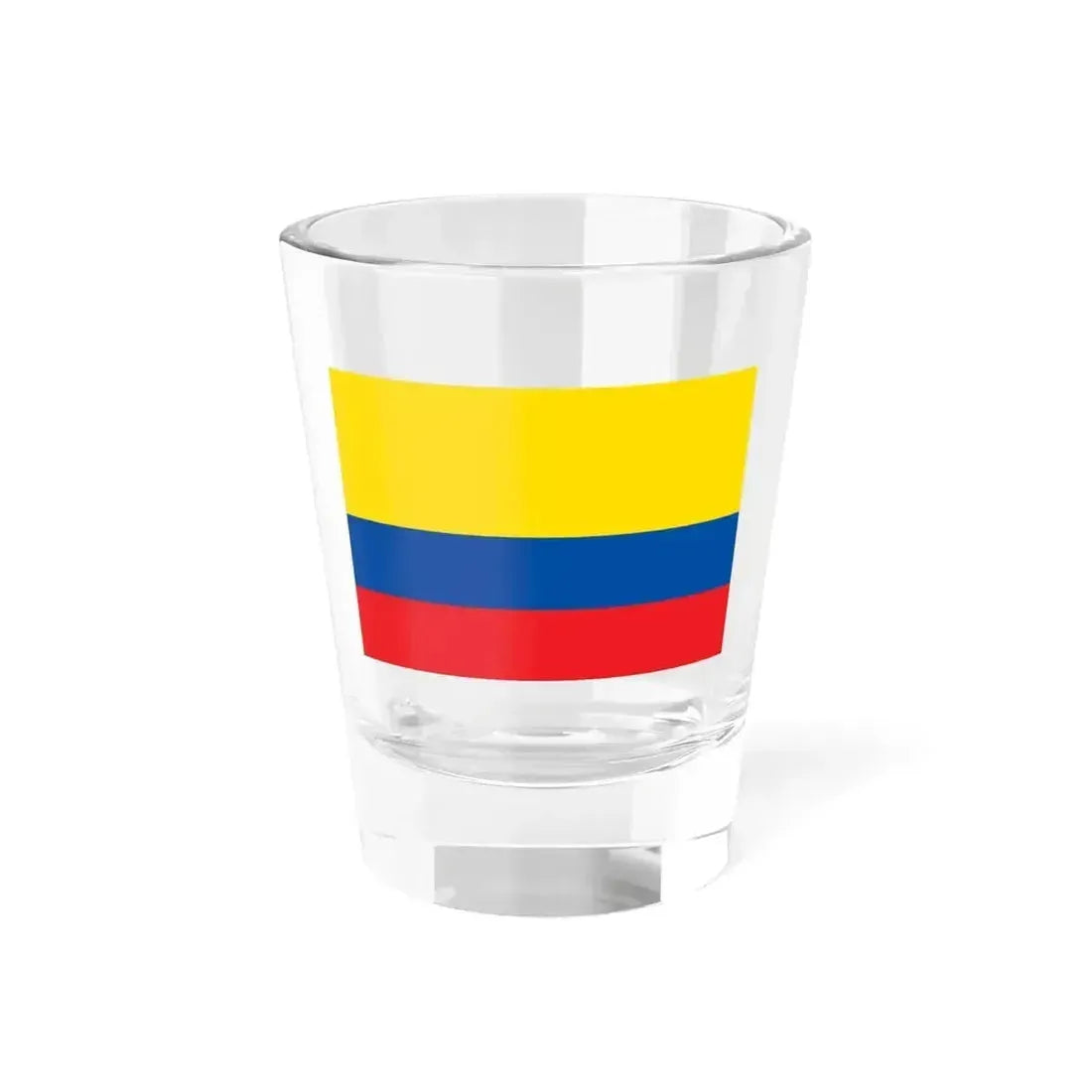 Civil flag and ensign of Ecuador (Ecuador) Shot Glass 1.5oz 1.5oz - Go Mug Yourself