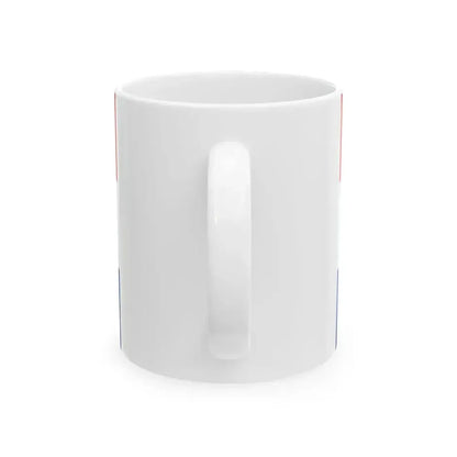 Civil Flag of Banovina of Croatia (Croatia) White Coffee Mug - Go Mug Yourself