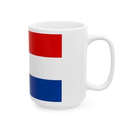 Civil Flag of Banovina of Croatia (Croatia) White Coffee Mug - Go Mug Yourself
