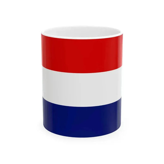 Civil flag of Croatia 1941-1945 3-5 (Croatia) White Coffee Mug 11oz - Go Mug Yourself