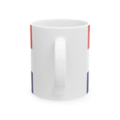 Civil flag of Croatia 1941-1945 3-5 (Croatia) White Coffee Mug - Go Mug Yourself