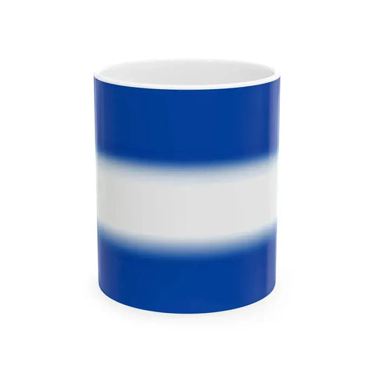 Civil Flag of El Salvador (El Salvador) White Coffee Mug 11oz - Go Mug Yourself