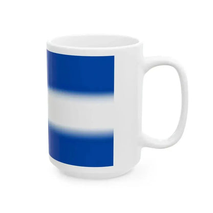 Civil Flag of El Salvador (El Salvador) White Coffee Mug - Go Mug Yourself