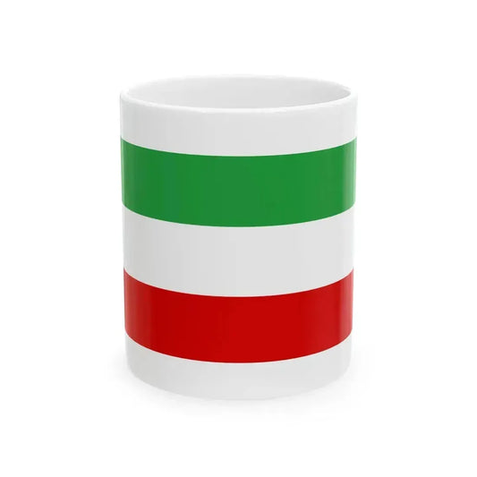 Civil flag of Iran 1933-1964 (Iran) White Coffee Mug 11oz - Go Mug Yourself