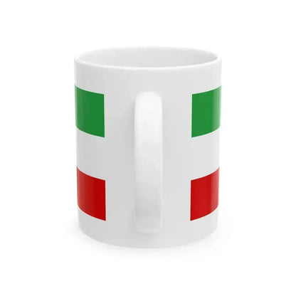 Civil flag of Iran 1933-1964 (Iran) White Coffee Mug - Go Mug Yourself