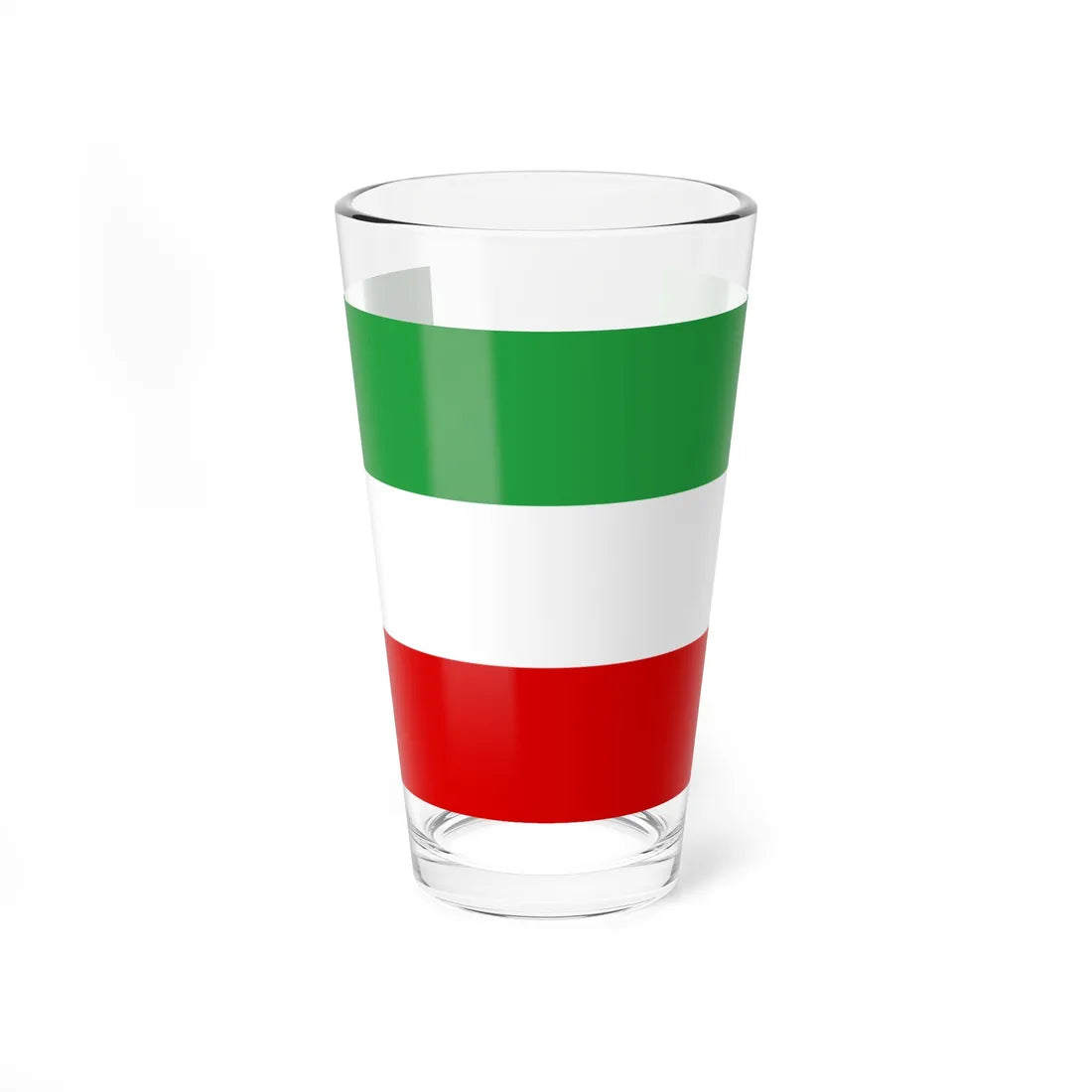 Civil flag of Iran 1964-1980 (Iran) Pint Glass 16oz 16oz - Go Mug Yourself