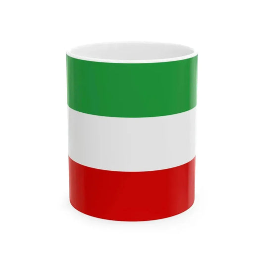 Civil flag of Iran 1964-1980 (Iran) White Coffee Mug 11oz - Go Mug Yourself