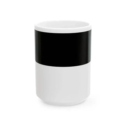 Civil flag of Prussia 1701-1935 (Austria) White Coffee Mug 15oz - Go Mug Yourself