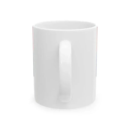 Civil flag of Serbia (Serbia) White Coffee Mug - Go Mug Yourself