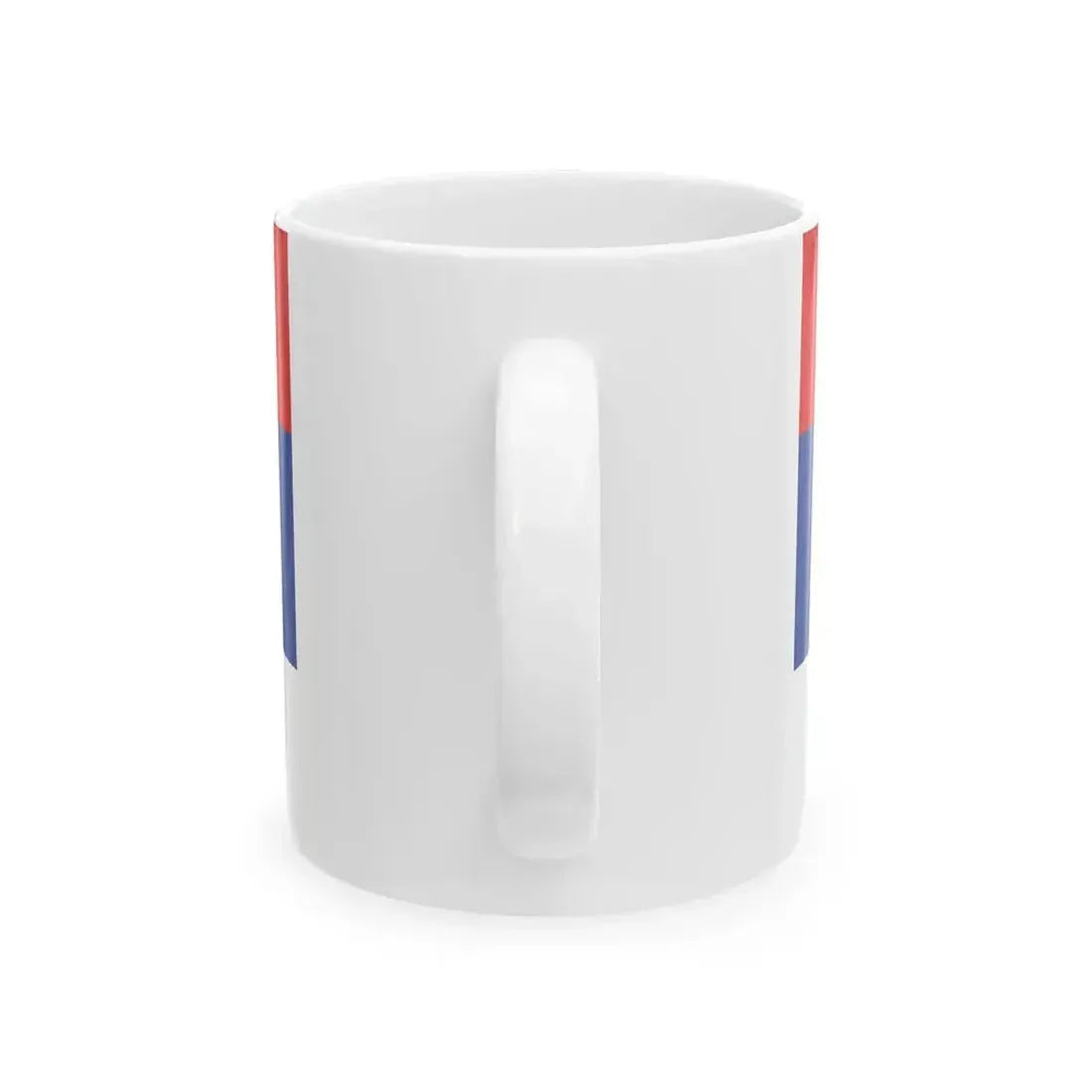 Civil Flag of Serbia variant (Serbia) White Coffee Mug - Go Mug Yourself