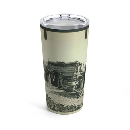 Civil War Camp Of The 6th N.Y. Artillery At Brandy Station, Virginia, Showing Union Soldiers In Front Of Log Company Kitchen (U.S. Civil War) Tumbler 20oz 20oz - Go Mug Yourself