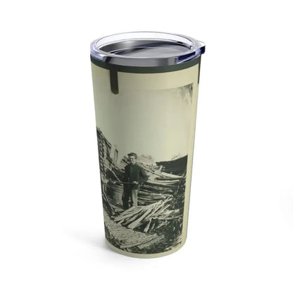Civil War Camp Of The 6th N.Y. Artillery At Brandy Station, Virginia, Showing Union Soldiers In Front Of Log Company Kitchen (U.S. Civil War) Tumbler 20oz - Go Mug Yourself