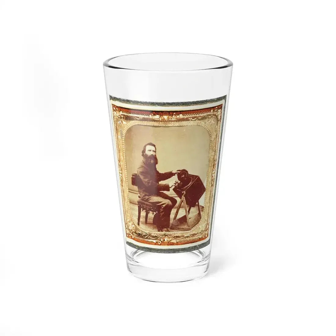 Civil War Induction Officer With Lottery Box (U.S. Civil War) Pint Glass 16oz 16oz - Go Mug Yourself