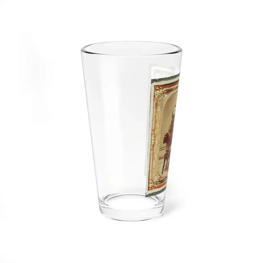 Civil War Induction Officer With Lottery Box (U.S. Civil War) Pint Glass 16oz - Go Mug Yourself