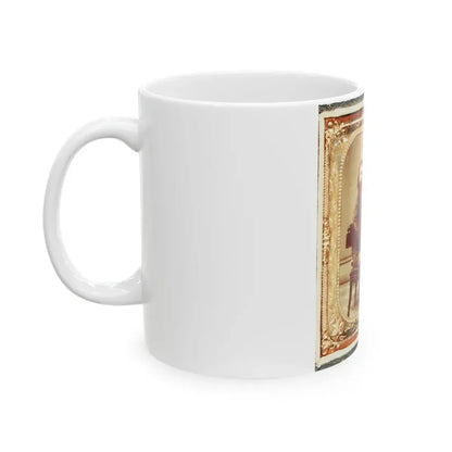 Civil War Induction Officer With Lottery Box (U.S. Civil War) White Coffee Mug - Go Mug Yourself