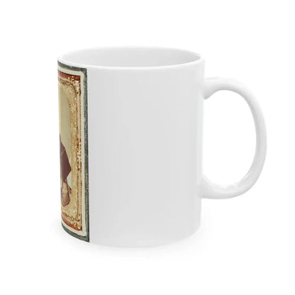 Civil War Induction Officer With Lottery Box (U.S. Civil War) White Coffee Mug - Go Mug Yourself