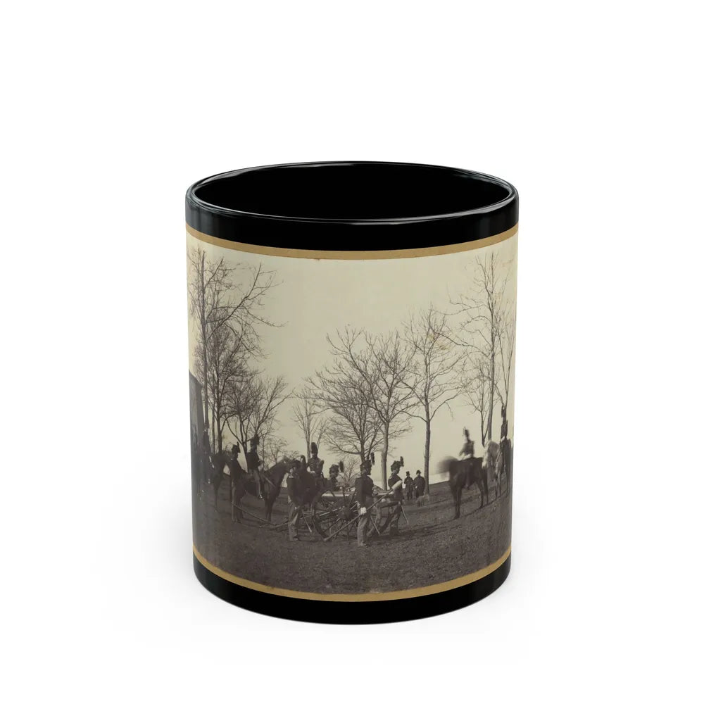 Civil War Militia (U.S. Civil War) Black Coffee Mug-11oz-Go Mug Yourself