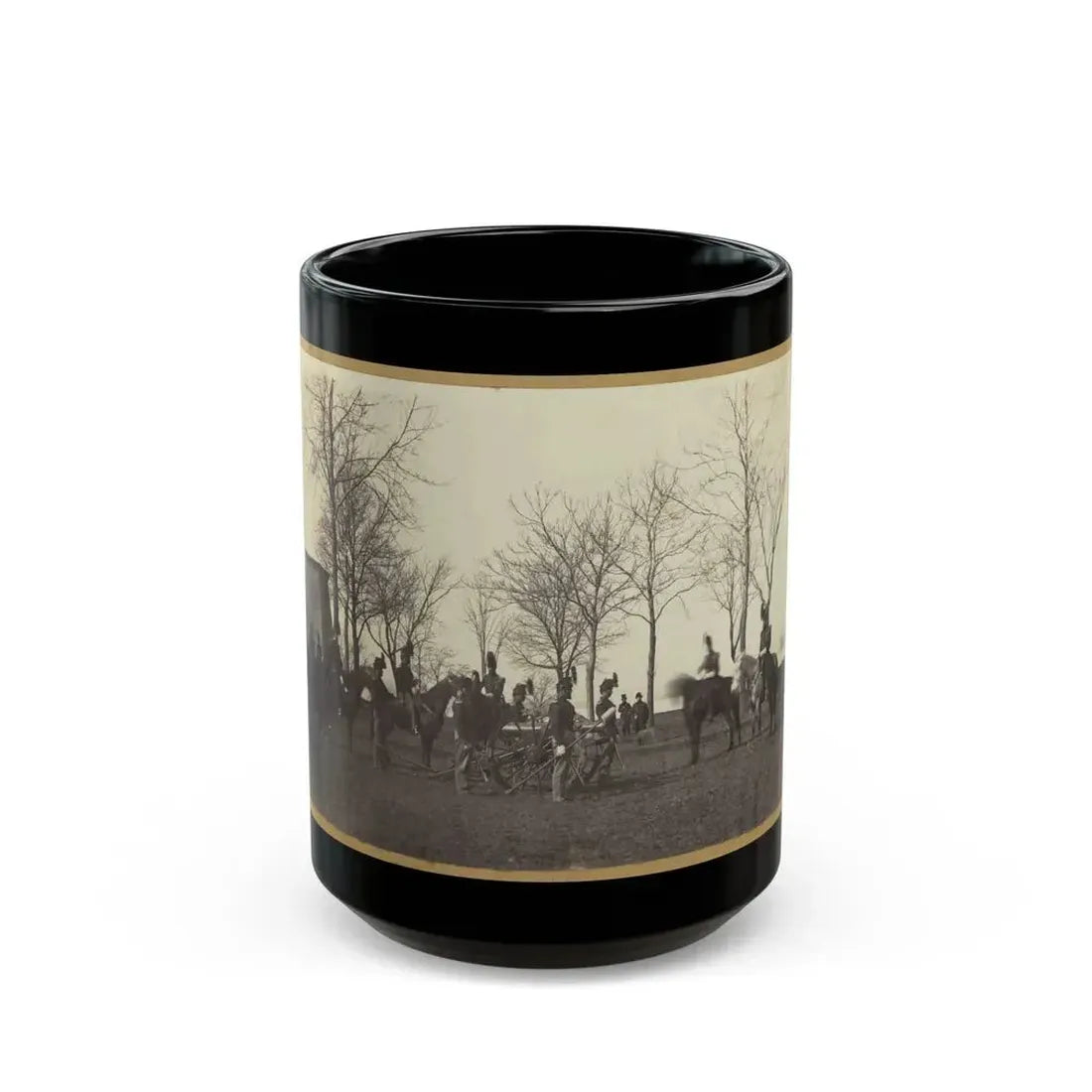 Civil War Militia (U.S. Civil War) Black Coffee Mug 15oz - Go Mug Yourself