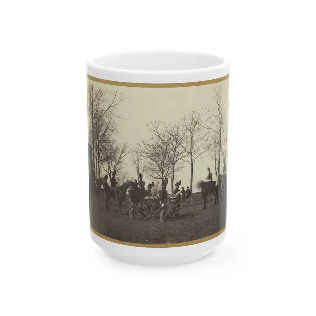 Civil War Militia (U.S. Civil War) White Coffee Mug 15oz - Go Mug Yourself