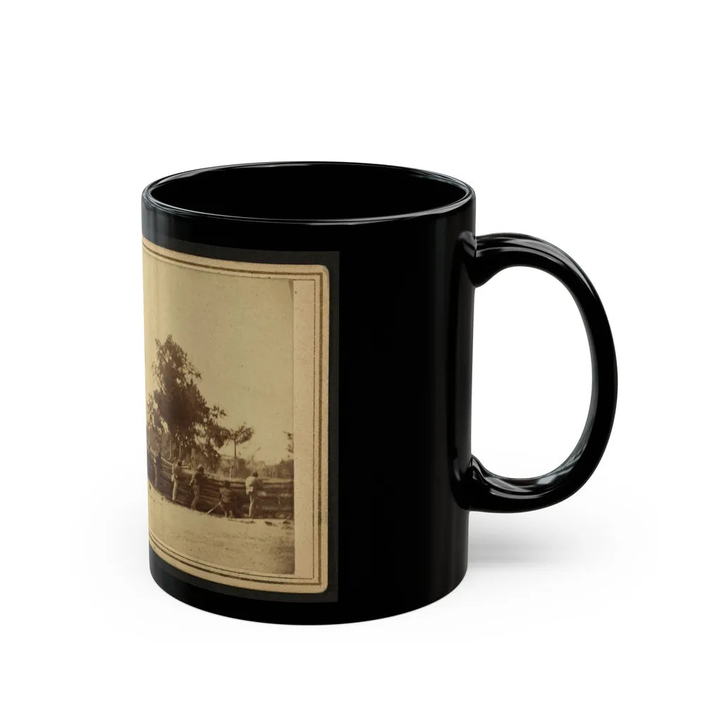 Civil War Soldiers In Action (U.S. Civil War) Black Coffee Mug-Go Mug Yourself