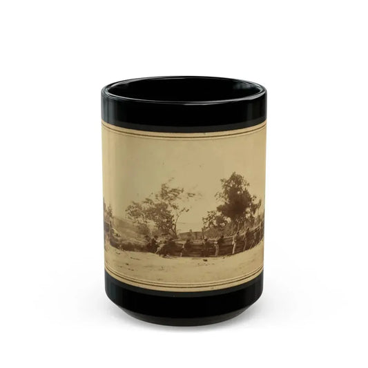 Civil War Soldiers In Action (U.S. Civil War) Black Coffee Mug 15oz - Go Mug Yourself