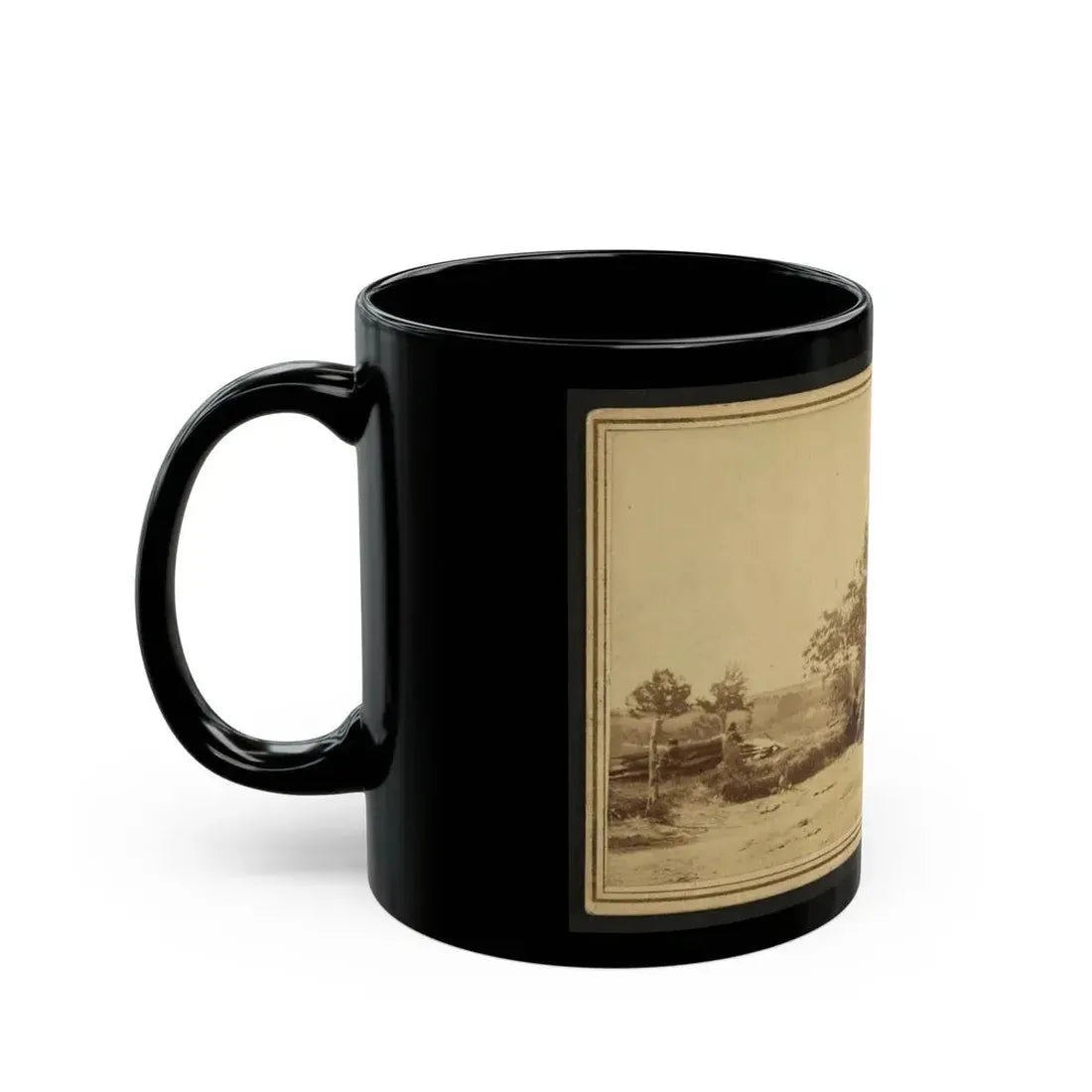 Civil War Soldiers In Action (U.S. Civil War) Black Coffee Mug - Go Mug Yourself
