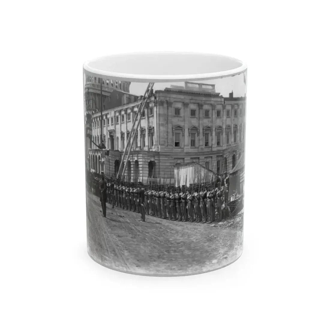 Civil War Troops (U.S. Civil War) White Coffee Mug 11oz - Go Mug Yourself