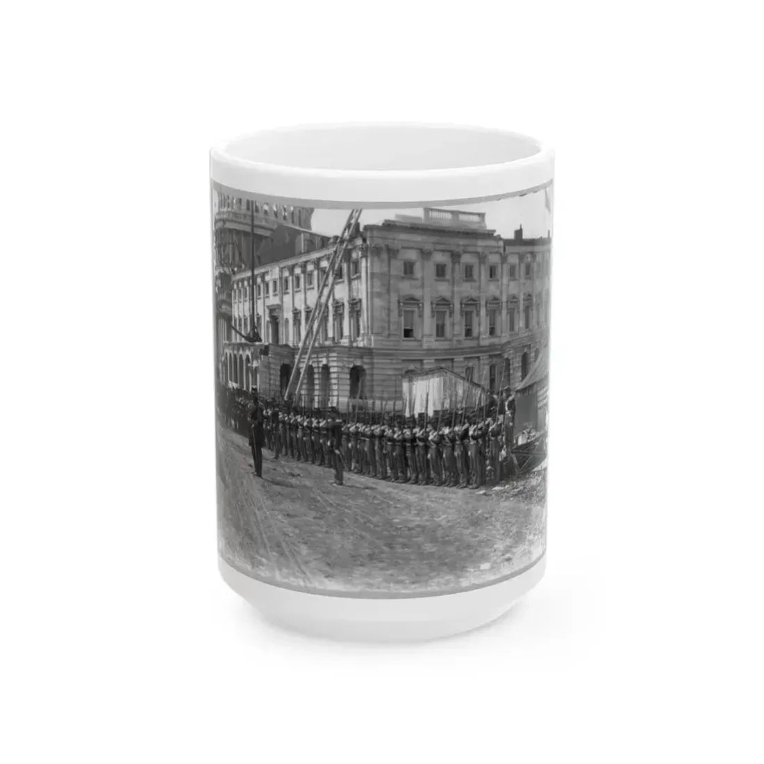 Civil War Troops (U.S. Civil War) White Coffee Mug 15oz - Go Mug Yourself