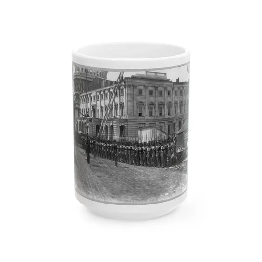 Civil War Troops (U.S. Civil War) White Coffee Mug 15oz - Go Mug Yourself