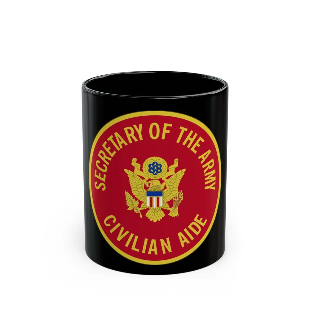 Civilian Aide to the Secretary of the (U.S. Army) Black Coffee Mug-11oz-Go Mug Yourself