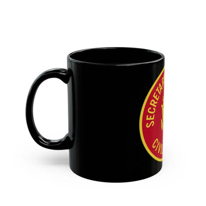 Civilian Aide to the Secretary of the (U.S. Army) Black Coffee Mug-Go Mug Yourself