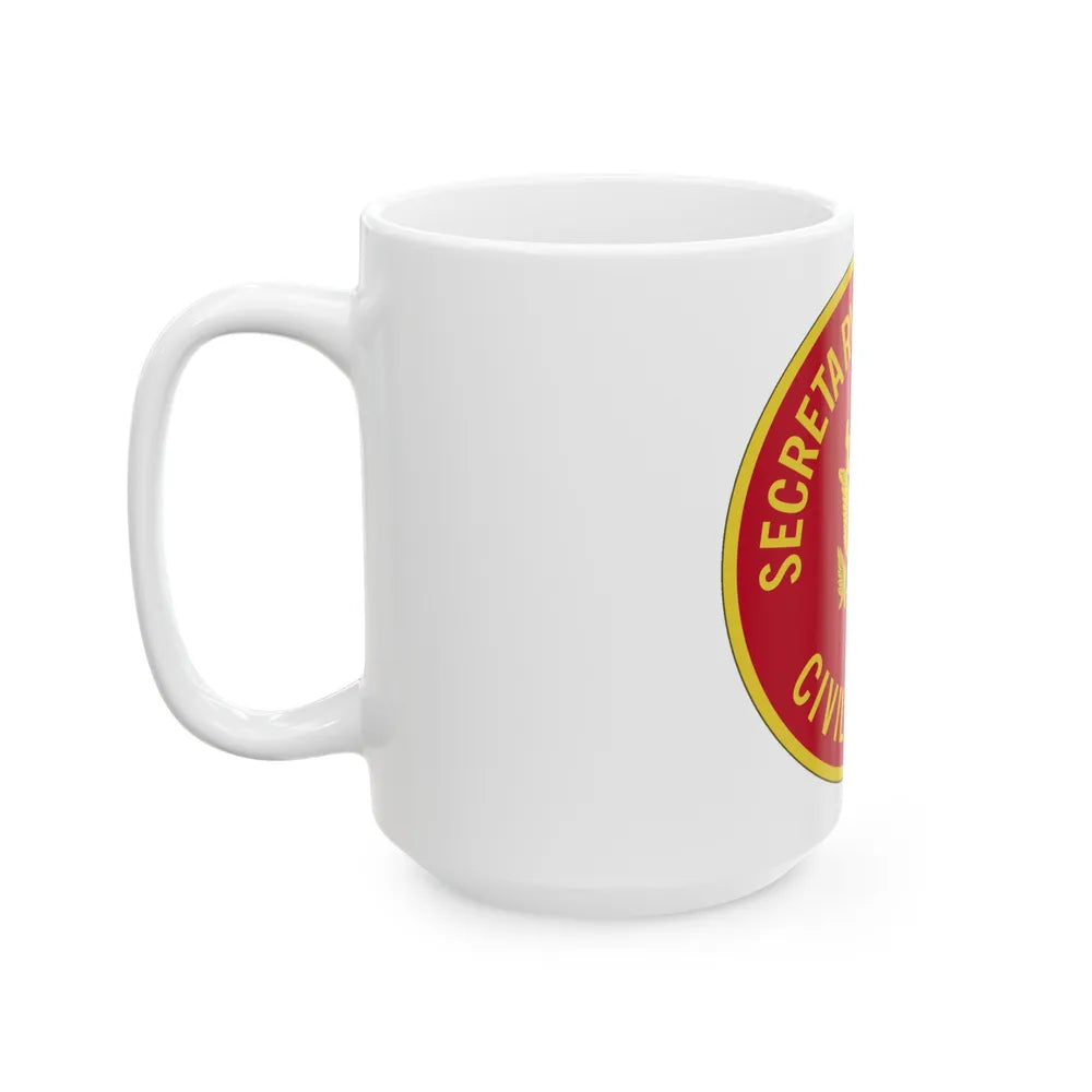 Civilian Aide to the Secretary of the (U.S. Army) White Coffee Mug-Go Mug Yourself