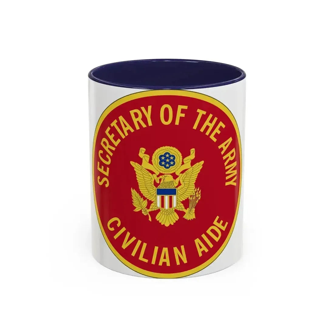 Civilian Aide to the Secretary of the (U.S. Army) Accent Coffee Mug 11oz Navy - Go Mug Yourself