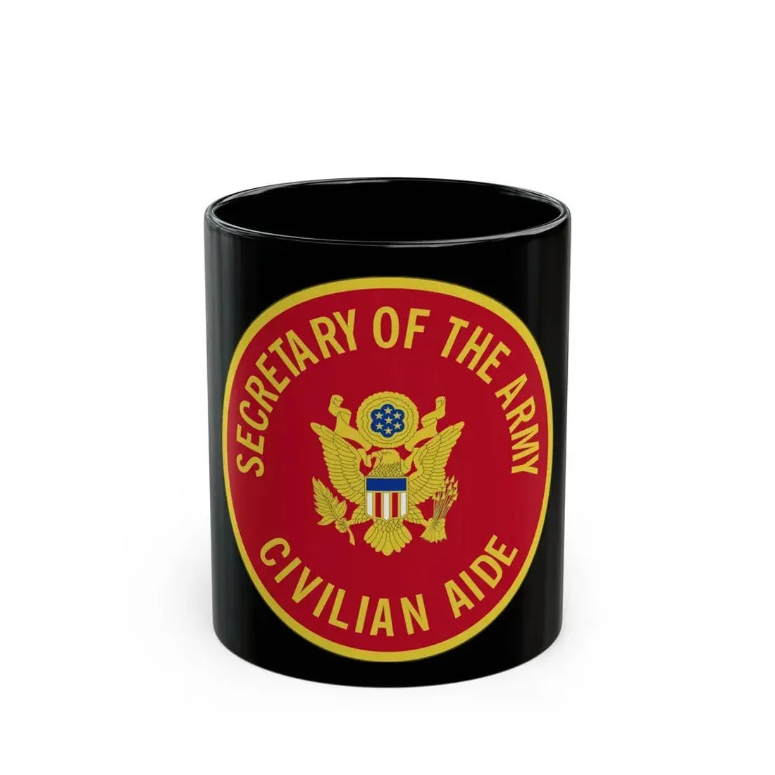 Civilian Aide to the Secretary of the (U.S. Army) Black Coffee Mug 11oz - Go Mug Yourself